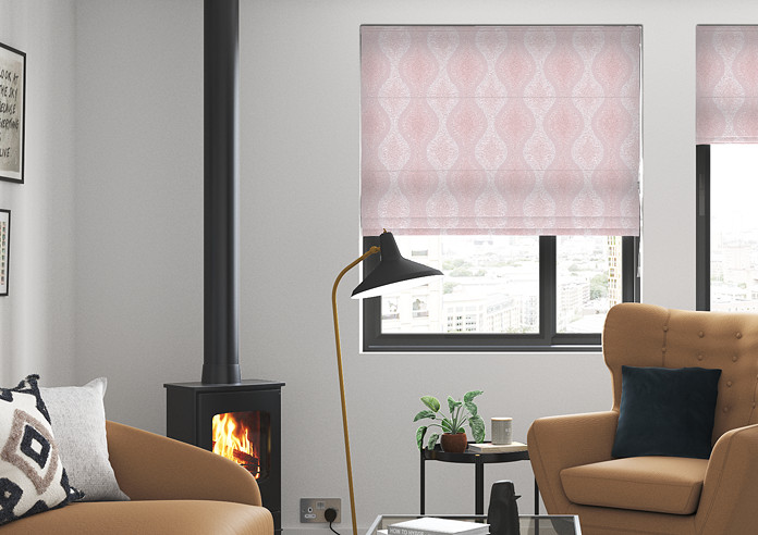 Deco, Blush - Roman Blind - Image 3